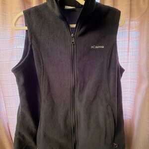 Columbia Black Fleece Vest